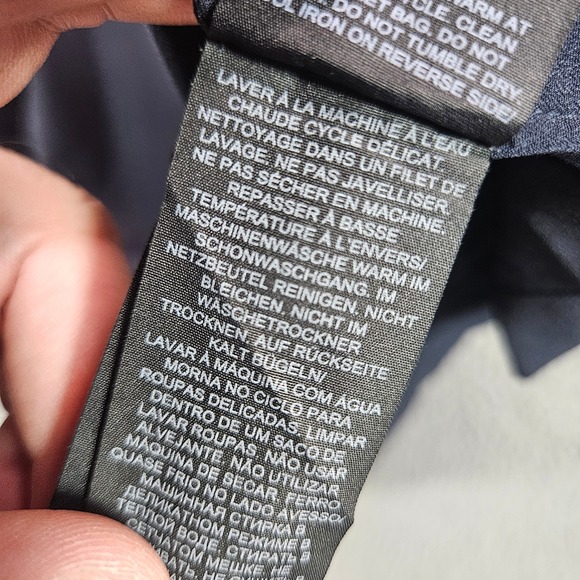 Tory Burch Navy Blue Geometric Embroidered Tunic Top Size 10 Polyester - Picture 6 of 12